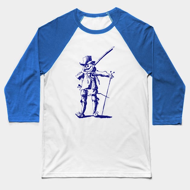 medieval skully Baseball T-Shirt by rutger